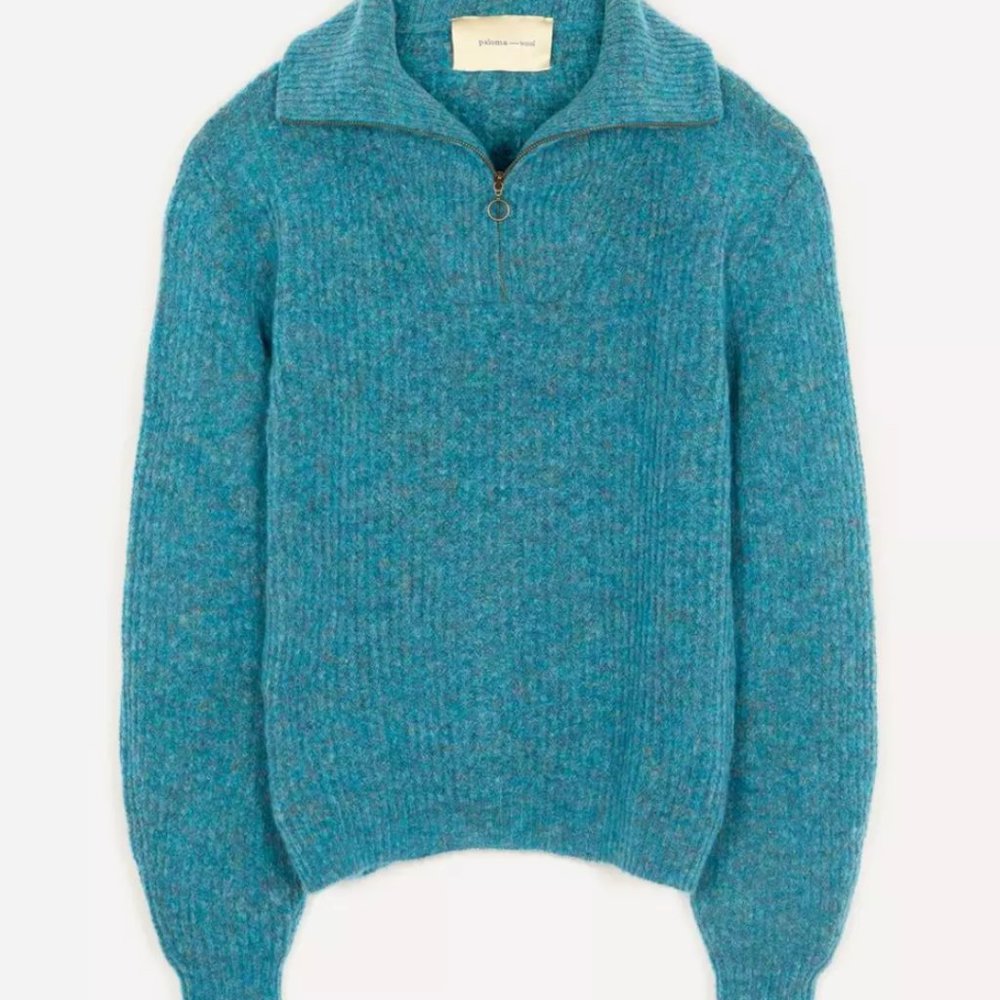 Paloma Wool Cero Unisex Zip-Up Knit Sweater
